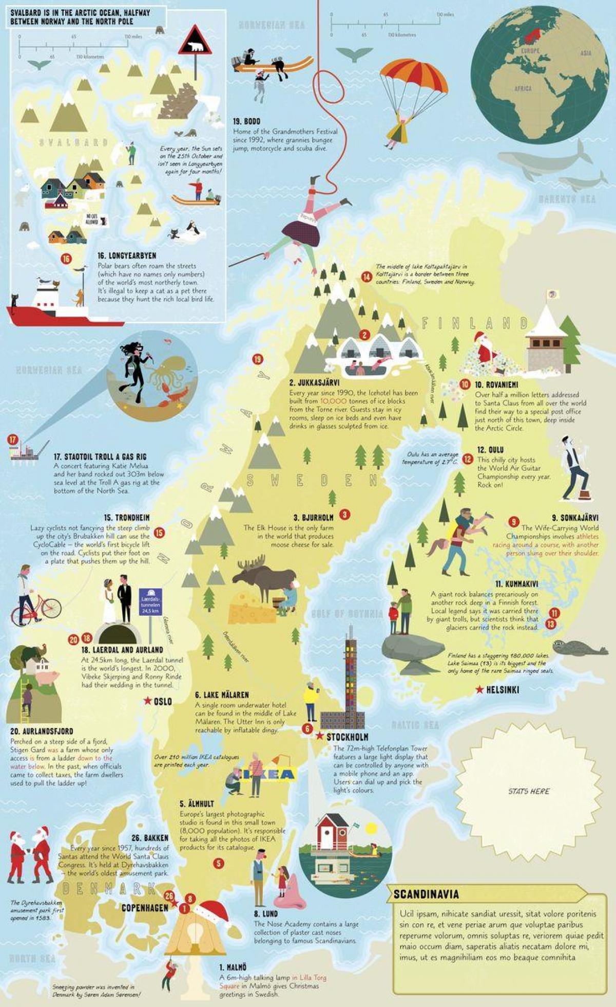 Noruega debe ver mapa