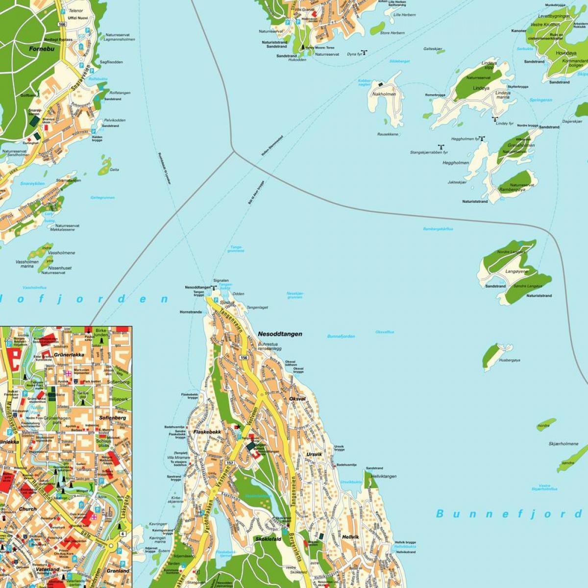 oslo, Noruega mapa del mundo