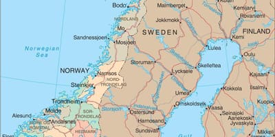 Noruega provincias mapa